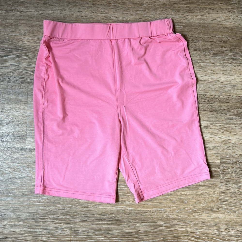 Pink bike shorts